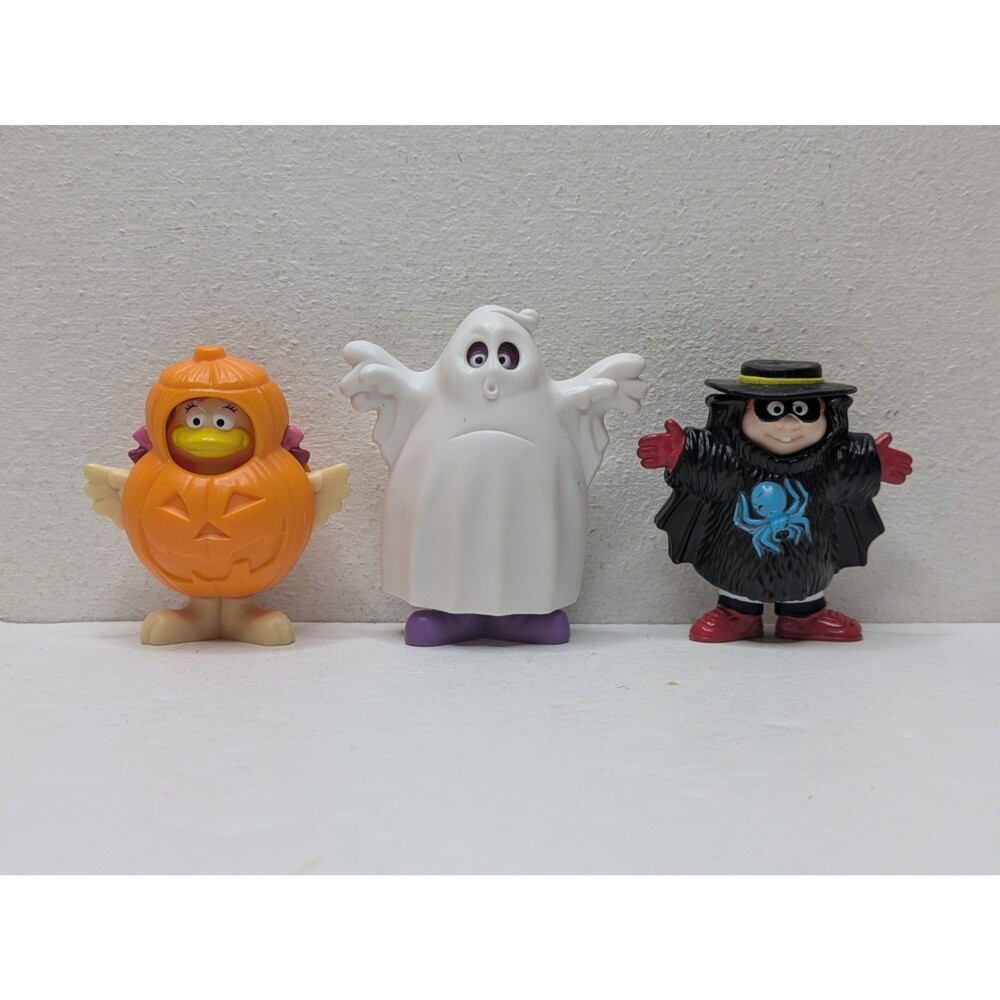 McDonald's Happy Meal Toys Halloween Birdie Grimace Hamburglar Costumes 90s